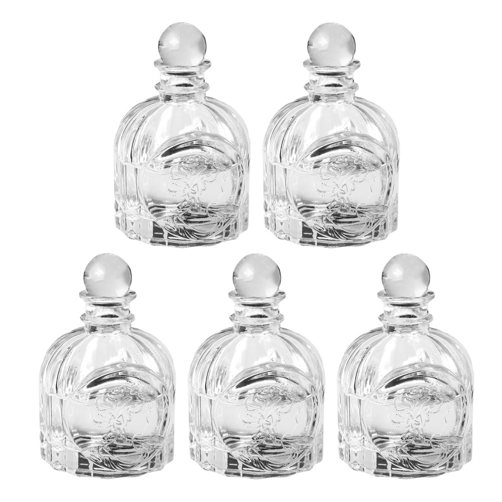 Fragrance Perfume Car - 5 takım koku şişeleri şeffaf fransız