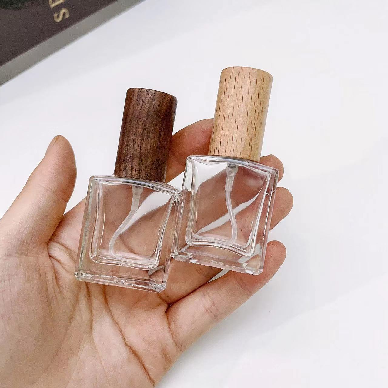 Perfume Fragrance House - Ahşap kap boş parfüm Atomizer ile