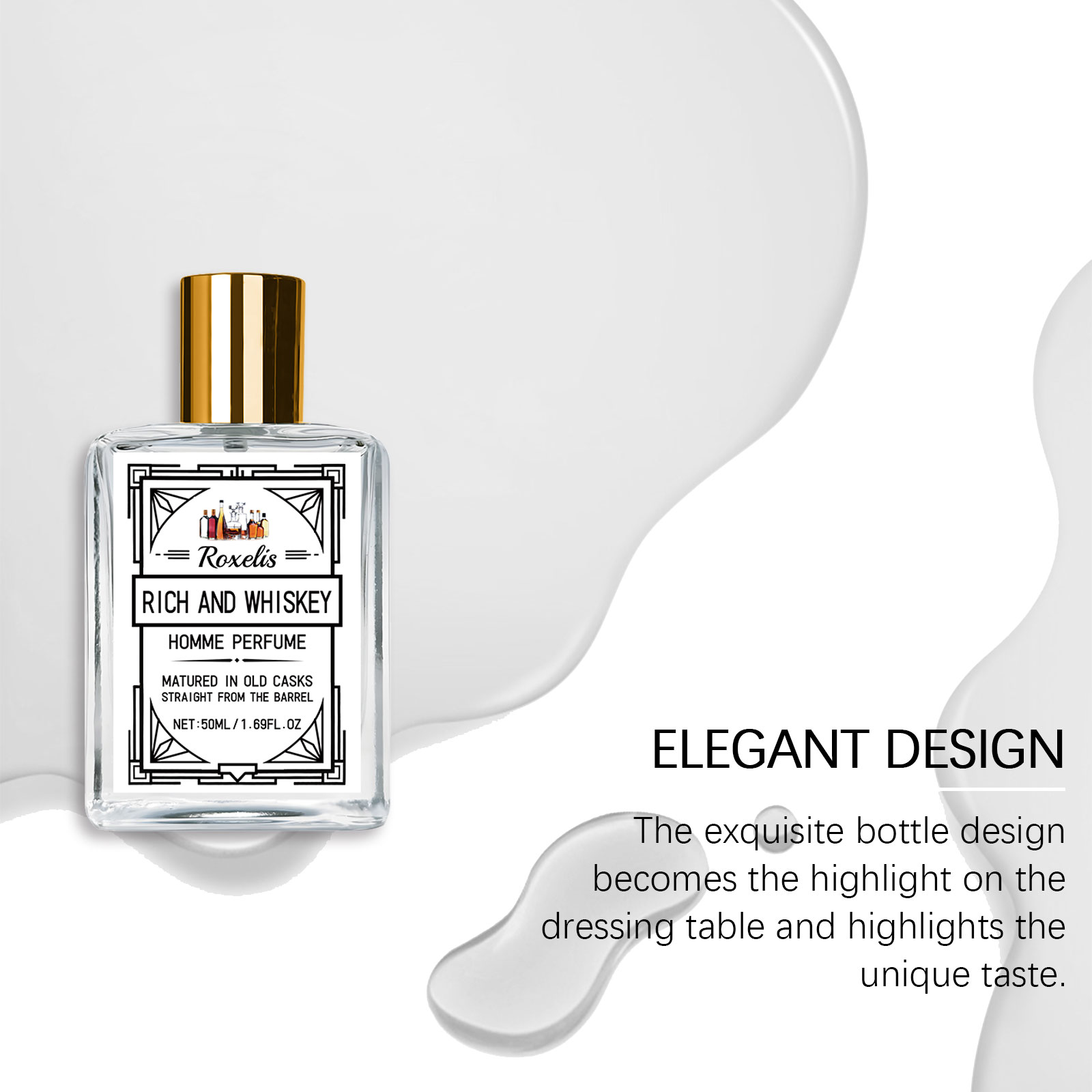 Roxelis 50ml Charm Whisky Erke - Vanilla Perfume Oil incelemesi ve fiyatı